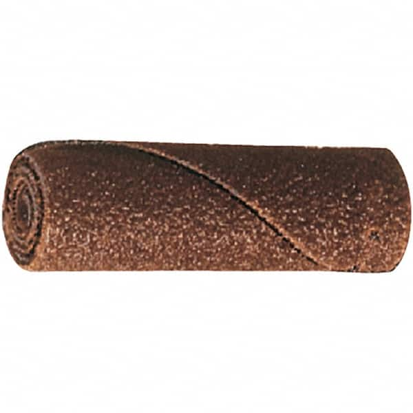 PFERD - 1" Max Roll Diam x 1-1/2" OAL, 80 Grit Aluminum Oxide Straight Cartridge Roll - 1/4" Pilot Hole Diam, Cloth Backing, 9,000 Max RPM - Caliber Tooling