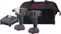 Ingersoll-Rand - 12 Volt Cordless Tool Combination Kit - Includes 1/4" Hex Compact Impact Driver, Lithium-Ion Battery Included - Caliber Tooling