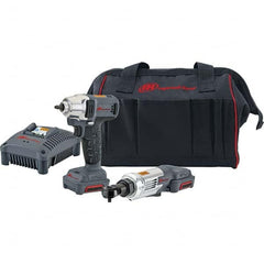 Ingersoll-Rand - 12 Volt Cordless Tool Combination Kit - Includes 1/4" Impact Driver, Lithium-Ion Battery Included - Caliber Tooling