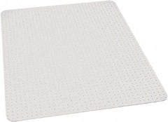 Ability One - 60" Long x 60" Wide, Chair Mat - Rectangular, Beveled Edge Style - Caliber Tooling