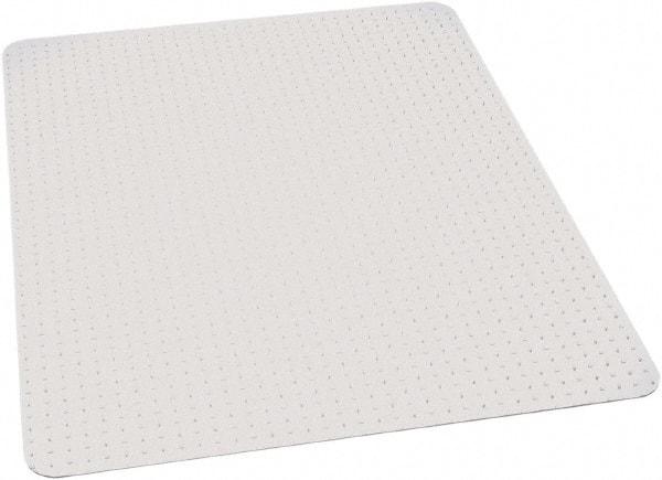 Ability One - 60" Long x 46" Wide, Chair Mat - Rectangular, Beveled Edge Style - Caliber Tooling