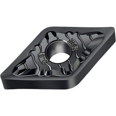 Walter - DNGG MS3 Grade WSM01 Turning Insert - TiAlN+Al2O3+(ZrN) Finish, 55° Rhombic, 12.7mm Inscr Circle, 4.76mm Thick, 0.8mm Corner Radius - Caliber Tooling