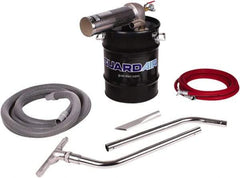 Guardair - 10 Gal Steel Tank, Air Powered Wet/Dry Vacuum - 10 Peak hp, 20' Hose Fitting, Cordless, Cartridge Filter - Caliber Tooling