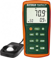 Extech - Light Meters Compatible Lighting: Fluorescent; Sodium; Mercury; Tungsten; Daylight Maximum Measurement (Lux): 1,000 - Caliber Tooling