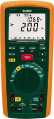 Extech - Digital LCD Display, 200,000 Megohm Electrical Insulation Resistance Tester & Megohmmeter - 600 Volt Max Test Voltage, Powered by AA Battery - Caliber Tooling