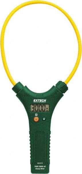 Extech - MA3018, CAT IV, Digital True RMS Clamp Meter with 18" Flex Jaws - 3000 AC Amps, Measures Current - Caliber Tooling