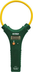 Extech - MA3010, CAT IV, Digital True RMS Clamp Meter with 10" Flex Jaws - 3000 AC Amps, Measures Current - Caliber Tooling