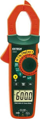 Extech - EX650, CAT III, Digital True RMS Auto Ranging Clamp Meter with 1.18" Clamp On Jaws - 750 VAC, 1000 VDC, 600 AC Amps, Measures Voltage, Capacitance, Continuity, Current, Resistance - Caliber Tooling