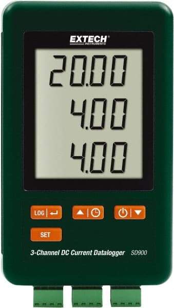 Extech - 1 Phase, 0.01 to 20mA Amp Capability, LCD Display Power Meter - ±0.5% + 0.02mA Current Accuracy, - Caliber Tooling