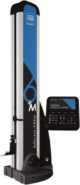 TESA Brown & Sharpe - 14" Electronic Height Gage - 0.001, 0.0001, 0.00001" Resolution, Accurate to 0.00007", Hybrid Touch Screen and Touch Pad Display, USB, RS-232 Data Output - Caliber Tooling