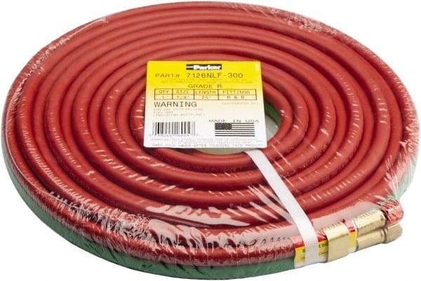 Parker - Welding Hose Inside Diameter (Inch): 1/4 Outside Diameter (Decimal Inch): 0.5310 - Caliber Tooling