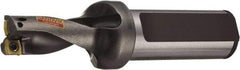 Sandvik Coromant - 1.635" Max Drill Depth, 2xD, 3/4" Diam, Indexable Insert Drill - 2 Inserts, 1" Shank Diam, Flange Shank - Caliber Tooling