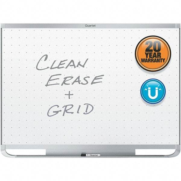 Quartet - 36" High x 48" Wide Magnetic Dry Erase Board - Aluminum Frame, Includes Accessory Tray, Dry-Erase Marker & Mounting Hardware - Caliber Tooling