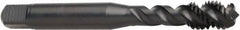 Sandvik Coromant - #10-32 UNF 3 Flute 3B Modified Bottoming Spiral Flute Tap - Powdered Metal, Steam Finish, 63.2mm OAL, Right Hand Flute, Right Hand Thread, Series CoroTap 300 - Caliber Tooling