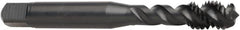 Sandvik Coromant - #8-32 UNC 3 Flute 3B Modified Bottoming Spiral Flute Tap - Powdered Metal, Steam Finish, 53.98mm OAL, Right Hand Flute, Right Hand Thread, Series CoroTap 300 - Caliber Tooling