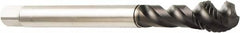 Sandvik Coromant - M10x1.00 Metric Fine 3 Flute 6HX Modified Bottoming Spiral Flute Tap - Powdered Metal, CoolTop Finish, 90mm OAL, Right Hand Flute, Right Hand Thread, Series CoroTap 300 - Caliber Tooling