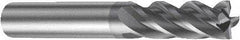 Sandvik Coromant - 3.5mm, 4 Flute, Solid Carbide, Corner Radius End Mill - 57mm OAL, 37° Helix, Right Hand Flute, 10mm LOC, Right Hand Cut - Caliber Tooling