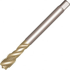 Sandvik Coromant - M20x2.50 M 4 Flute 6H Spiral Flute Tap - High Speed Steel, Fe Finish, 140mm OAL, Right Hand Thread, Series CoroTap 300 - Caliber Tooling