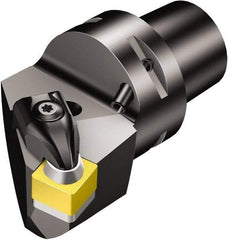 Sandvik Coromant - Right Hand Cut, Size C5, SNG 452 & SNGN 12 07 08 Insert Compatiblity, Modular Turning & Profiling Cutting Unit Head - 35mm Ctr to Cutting Edge, 63.05mm Head Length, Through Coolant, Series T-Max - Caliber Tooling