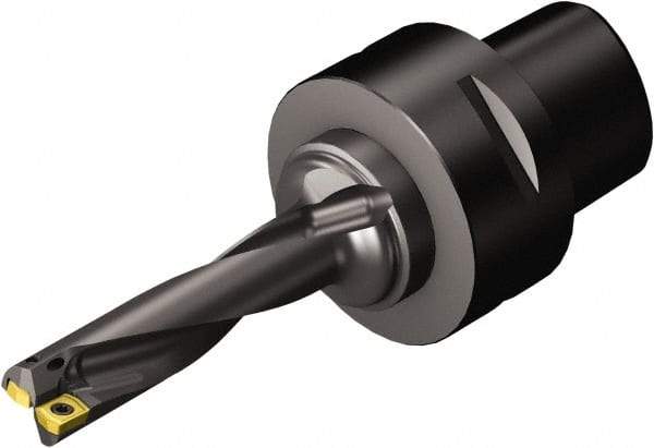 Sandvik Coromant - 54mm Max Drill Depth, 4xD, 13.5mm Diam, Indexable Insert Drill - C4 Coromant Shank - Caliber Tooling