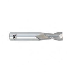 3/4 Dia. x 4 Overall Length 2-Flute .090 C/R Solid Carbide SE End Mill-Round Shank-Center Cutting-Uncoated - Caliber Tooling