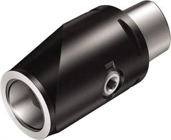 Sandvik Coromant - C6 Outside Modular Connection, C5 Inside Modular Connection, Capto to Capto Adapter - 100mm Projection, 138mm OAL, Through Coolant - Exact Industrial Supply