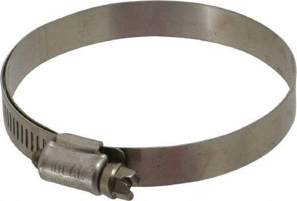 IDEAL TRIDON - SAE Size 44, 2-5/16 to 3-1/4" Diam, Stainless Steel Lined Worm Drive Clamp - Material Grade 316 - Caliber Tooling