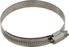 IDEAL TRIDON - SAE Size 48, 2-9/16 to 3-1/2" Diam, Stainless Steel Lined Worm Drive Clamp - Material Grade 316 - Caliber Tooling