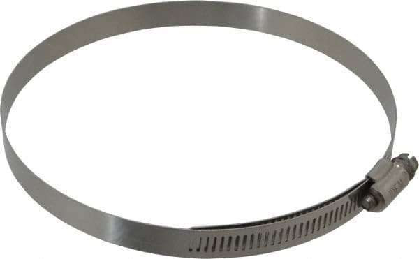 IDEAL TRIDON - SAE Size 88, 5-1/16 to 6" Diam, Stainless Steel Lined Worm Drive Clamp - Material Grade 316 - Caliber Tooling