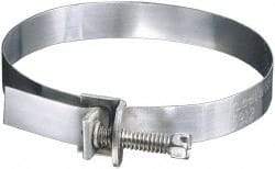 IDEAL TRIDON - SAE Size 136, 1 to 9" Diam, Galvanized Steel Adjustable Strap Worm Drive Clamp - Caliber Tooling