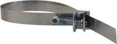 IDEAL TRIDON - SAE Size 48, 1 to 3-1/2" Diam, Galvanized Steel Adjustable Strap Worm Drive Clamp - Caliber Tooling