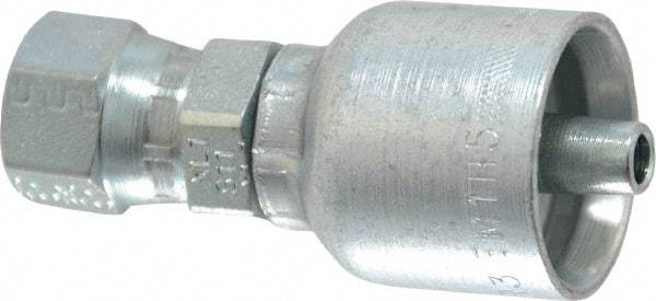 Parker - 1/4 Thread Hydraulic Hose Fitting - -4 Hose Size, 1/4" Hose Diam - Caliber Tooling