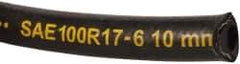 Parker - -6 Hose Size, 3/8" ID, 3,000 psi Work Pressure Hydraulic Hose - 2-1/2" Radius, Synthetic Rubber, -40°F to 212°F - Caliber Tooling