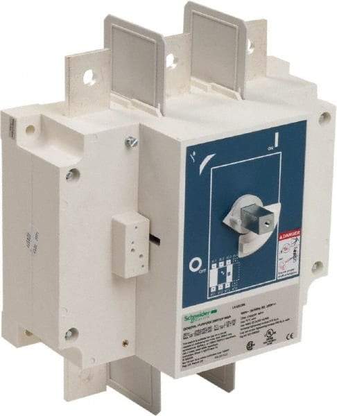 Schneider Electric - 600VAC at 50/60 Hz, 3 Pole, Nonfused Cam & Disconnect Switch - 10.98 Inch Wide x x 12.6 Inch High x x 5.51 Inch Deep - Caliber Tooling