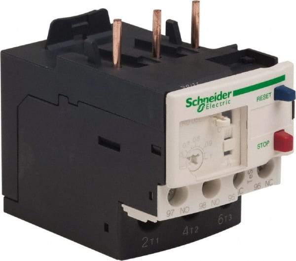 Schneider Electric - 3 Pole, NEMA Size 00-1, 0.63 to 1 Amp, 690 VAC, Thermal NEMA Overload Relay - Trip Class 20, For Use with LC1D09, LC1D12, LC1D18, LC1D25, LC1D32 and LC1D38 - Caliber Tooling