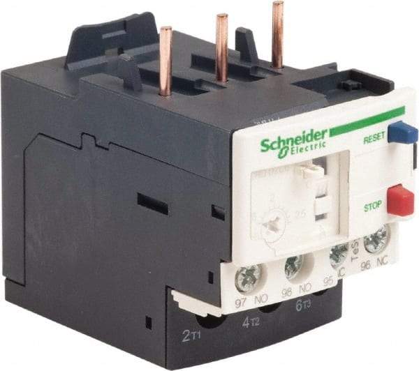 Schneider Electric - 3 Pole, NEMA Size 00-1, 1.6 to 2.5 Amp, 690 VAC, Thermal NEMA Overload Relay - Trip Class 20, For Use with LC1D09, LC1D12, LC1D18, LC1D25, LC1D32 and LC1D38 - Caliber Tooling