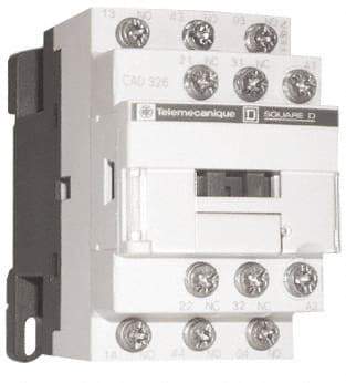 Schneider Electric - 2NC/3NO, 24 VAC at 50/60 Hz Control Relay - 17 V - Caliber Tooling