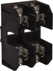 Square D - 2 Pole, 600 Volt, 30 Amp, DIN Rail Mount Fuse Holder - Compatible with J Class Fuse - Caliber Tooling