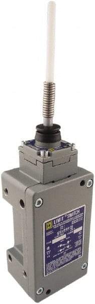 Square D - SPDT, NC/NO, 600 Volt Screw Terminal, Cat Whisker Actuator, General Purpose Limit Switch - 1, 2, 4, 6, 12, 13, 6P NEMA Rating, IP67 IPR Rating - Caliber Tooling