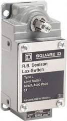 Square D - 10 Amp, NO/NC Configuration, Left Hand Operation, Rope Operated Limit Switch - Automatic Reset, Cable Pull, 600 VAC - Caliber Tooling