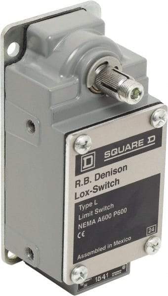 Square D - 10 Amp, NC Configuration, Left Hand Operation, Rope Operated Limit Switch - Automatic Reset, Cable Pull, 600 VAC - Caliber Tooling