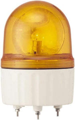 Schneider Electric - 24 VAC/VDC, 125 mAmp, Rotating Beacon LED Light - Surface Mounted, 6.61 Inch High, 120mm Diameter, 138 Flashes per min - Caliber Tooling