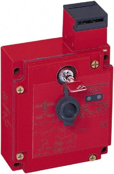 Telemecanique Sensors - 2NO/NC Configuration, 110/240 VAC, Multiple Amp Level, Metal Key Safety Limit Switch - 98mm Wide x 44mm Deep x 146mm High, IP67 Ingress Rating - Caliber Tooling