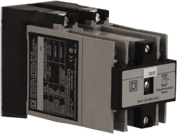 Square D - Electromechanical Screw Clamp General Purpose Relay - 20 Amp at 600 VAC, 6NO, 110 VAC at 50 Hz & 120 VAC at 60 Hz - Caliber Tooling