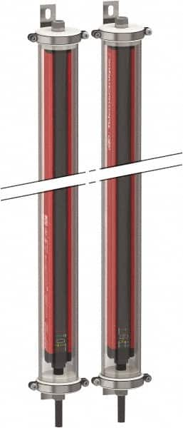 Telemecanique Sensors - 4 Beam, 35.83 Inch Height Protection, 8, 17m Max Sensing, -13 to 131°F, Body Protection 4, Safety Light Curtain - 24 VDC, 11.81 Inch Space Between Beams, Red - Caliber Tooling