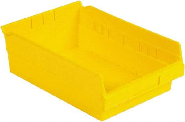 LEWISBins+ - 11-5/8" Deep, Yellow Hopper Shelf Bin - 4" High x 8-3/8" Wide x 11-5/8" Long - Caliber Tooling