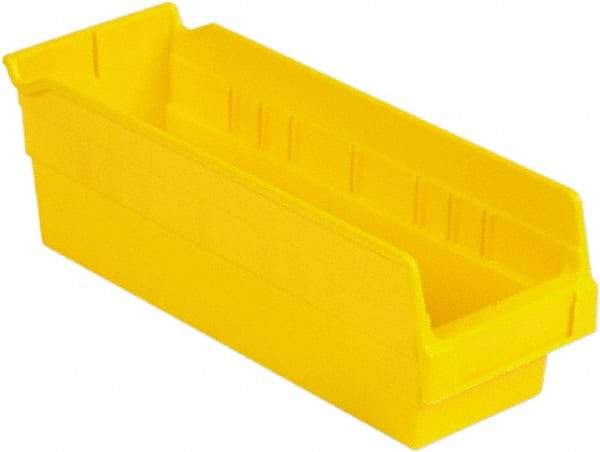 LEWISBins+ - 11-5/8" Deep, Yellow Hopper Shelf Bin - 4" High x 4-1/8" Wide x 11-5/8" Long - Caliber Tooling