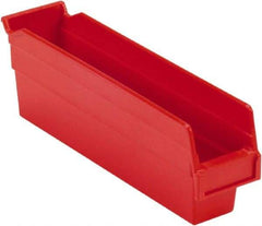 LEWISBins+ - 11-5/8" Deep, Red Hopper Shelf Bin - 4" High x 2-3/4" Wide x 11-5/8" Long - Caliber Tooling