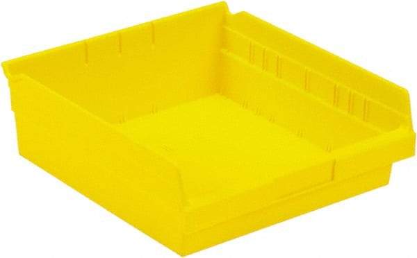 LEWISBins+ - 11-5/8" Deep, Yellow Hopper Shelf Bin - 4" High x 11-1/8" Wide x 11-5/8" Long - Caliber Tooling