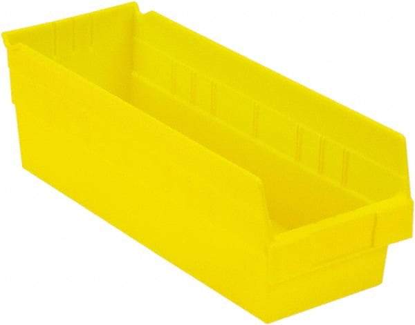 LEWISBins+ - 17-7/8" Deep, Yellow Hopper Shelf Bin - 6" High x 6-5/8" Wide x 17-7/8" Long - Caliber Tooling